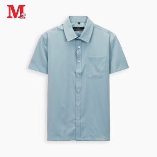 Áo sơ mi cộc tay nam xanh ghi 8935285805328 Thời trang M2