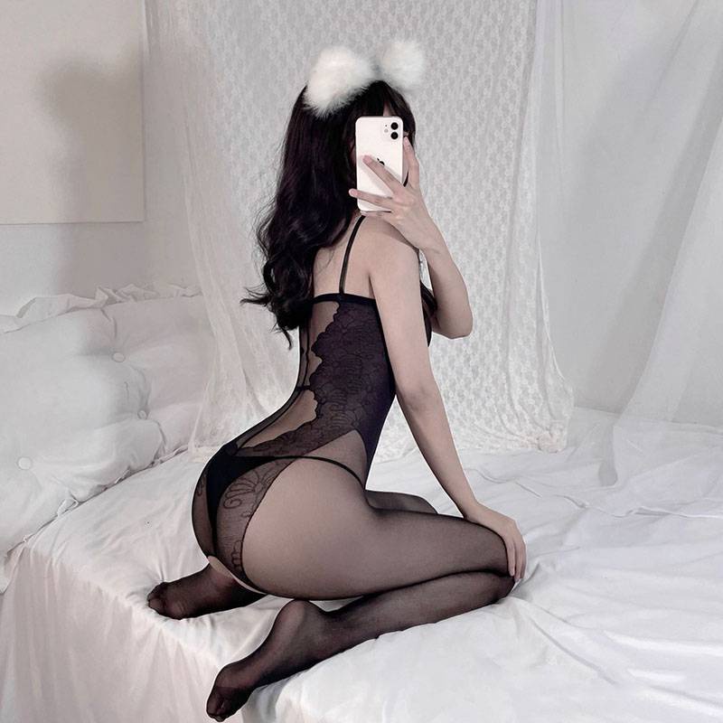 Đồ Lót Liền Thân Phối Lưới Một Mảnh Thanh Lịch Gợi Cảm Cho Nữ