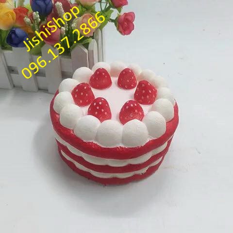 Squishy strawberry ice cream cake(Squishy Bánh Kem dâu ) |shopee. Vn\Shopgiayred