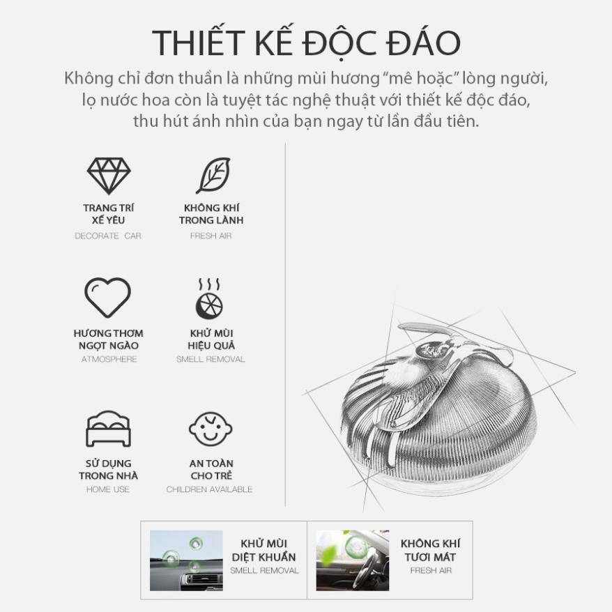 Nước hoa ô tô CARORI PEACE DOVE Z-3014 Wind Ripples 60ml - Nhập Khẩu Chính Hãng