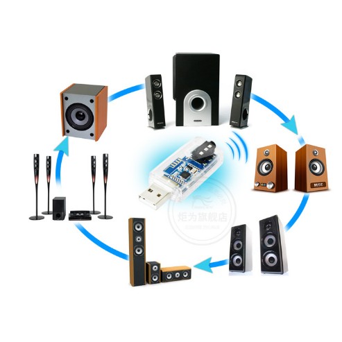 USB bluetooth Juwei xuất âm thanh cổng 3.5mm