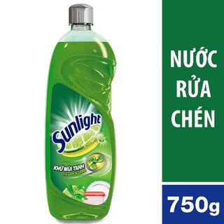 Nước rửa chén sunlight diệt khuẩn matcha trà nhật chai 750g