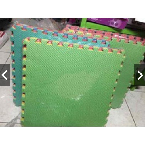 Bộ 6 miếng thảm xốp ghép màu 7 sắc cầu vồng kích thước 60x60cm