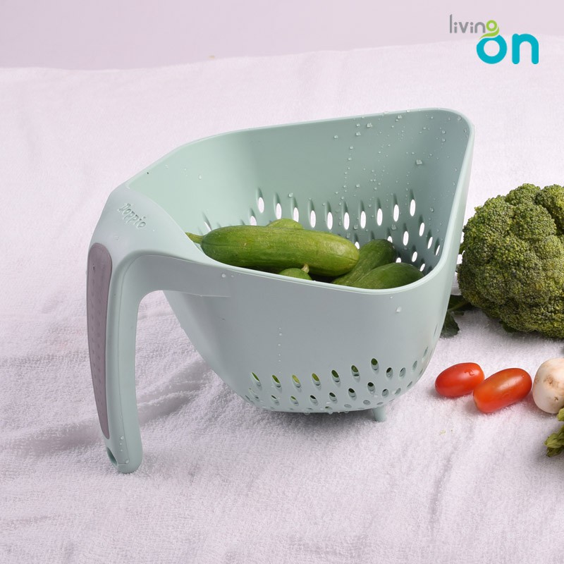 Rổ nhựa có tay cầm chắc chắn Living On