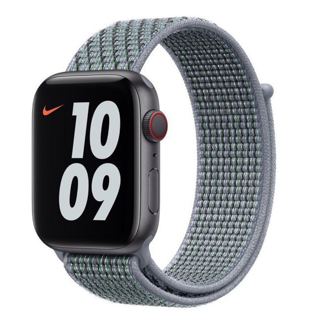 [Mã ELAP150K giảm 8% đơn 500K] Dây Apple Watch 44mm Obsidian Mist Nike Sport Loop – MGQL3FE/A – Chính hãng