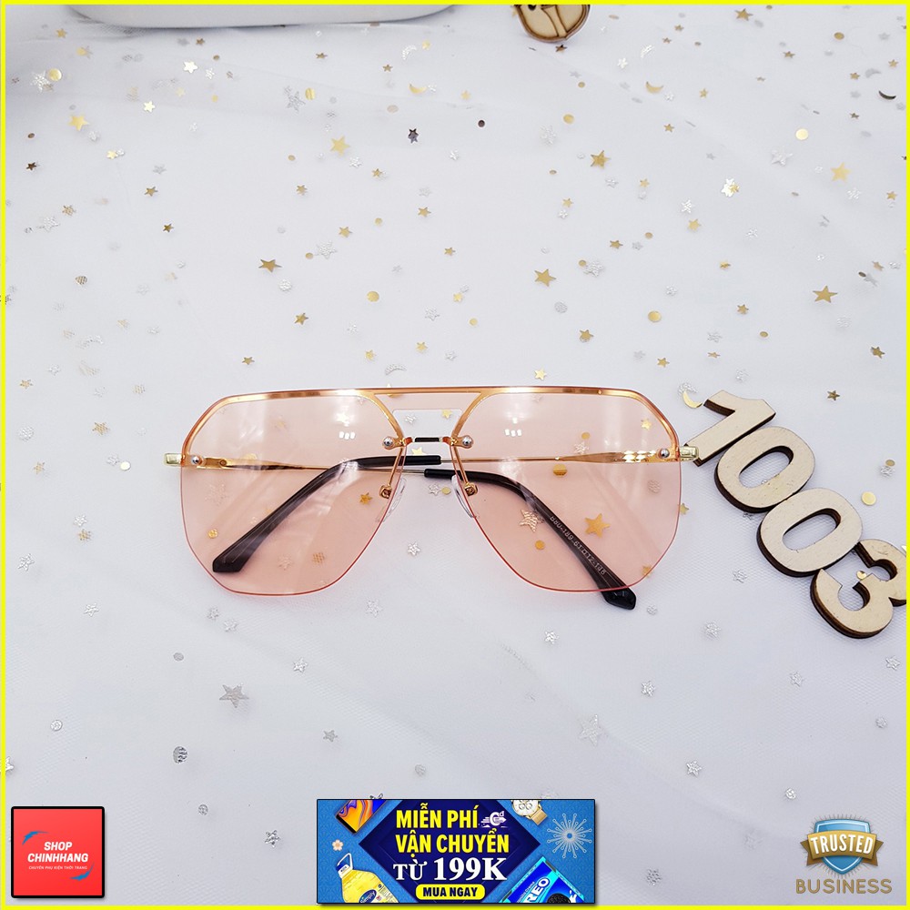 KÍNH MÁT NỮ THỜI TRANG GỌNG XI HÀN CAO CẤP 80189 SH1003