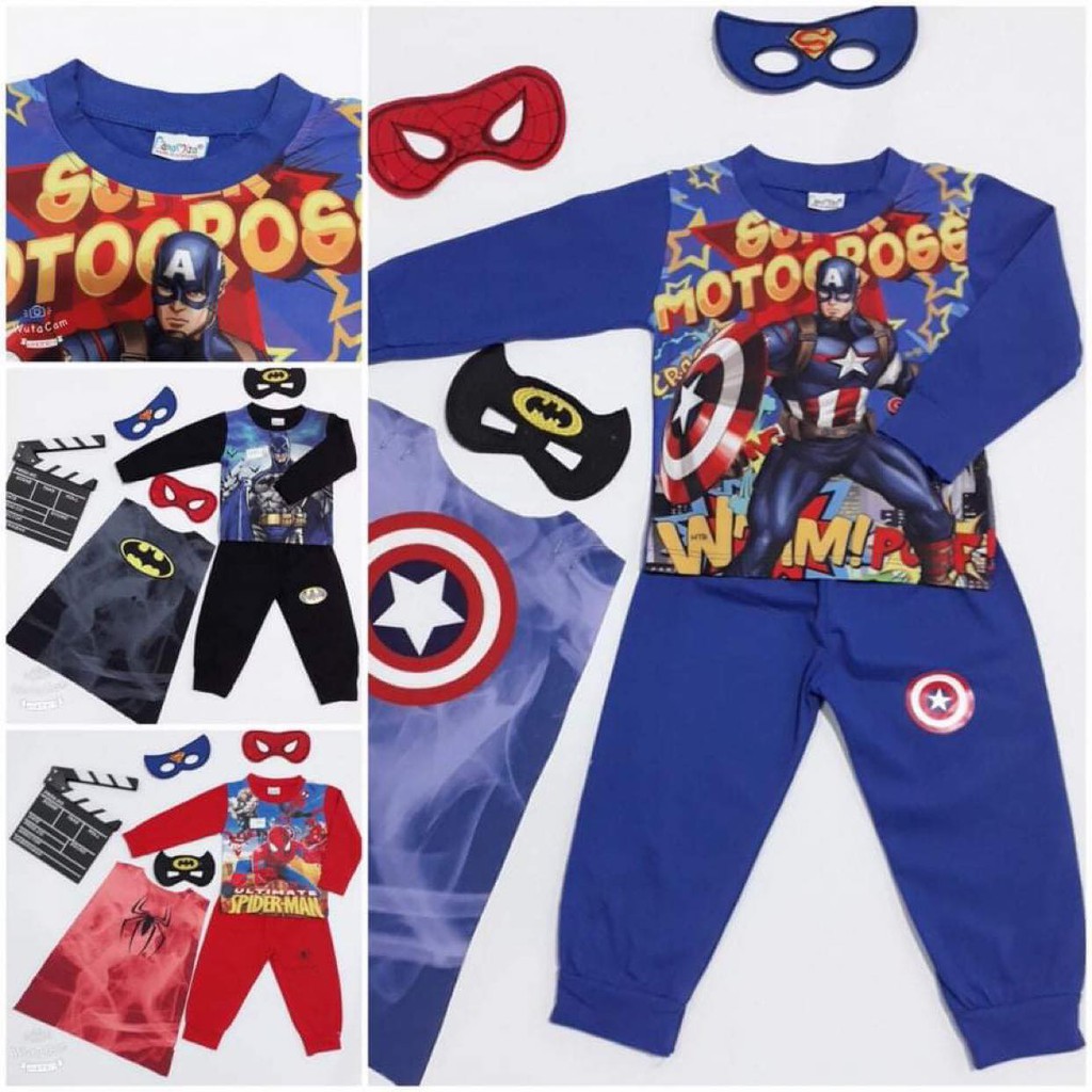 J335 Set siêu nhân cho bé trai siêu hot