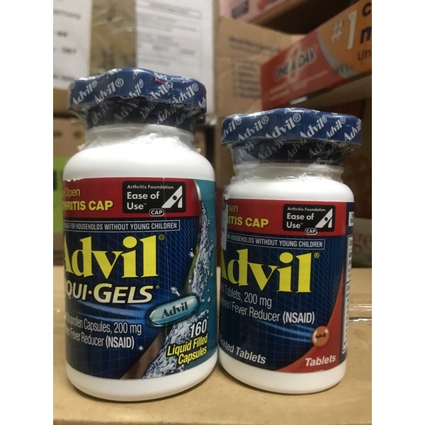 Viên Uống Advil_LiquiGels 200 Viên(date 2024)