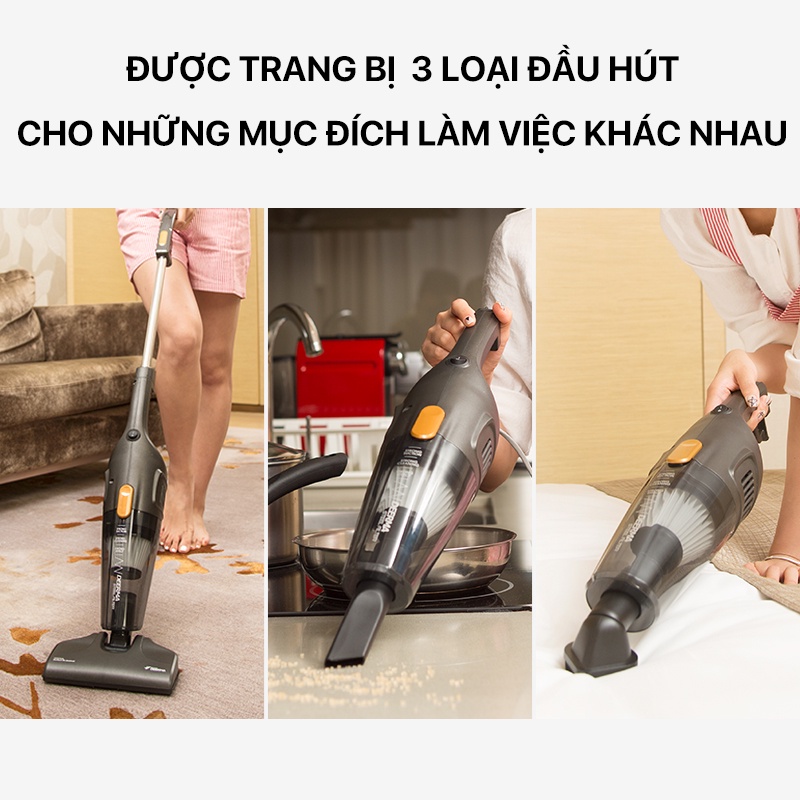 [Mã ELHA22 giảm 6% đơn 300K] Máy hút bụi cầm tay Deerma DEM-DX115C - Hàng chính hãng - BH 12 tháng