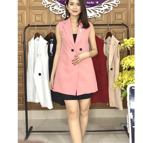Áo Blazer Nữ Gile STAR- chiều dài 82cm