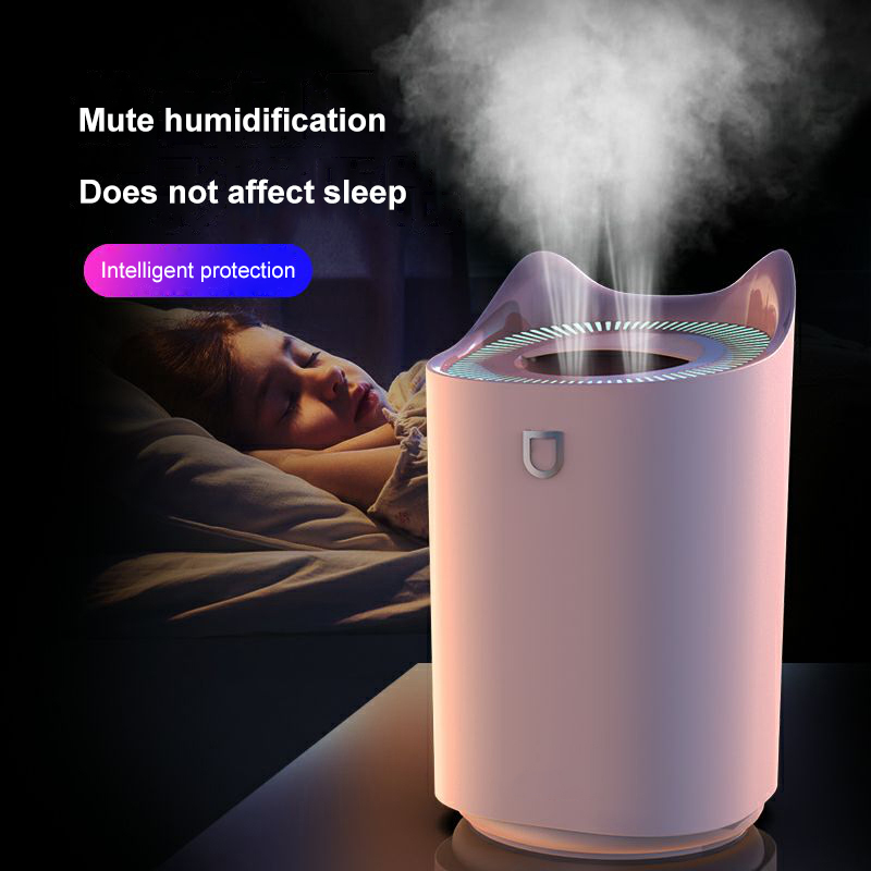 Air Humidifiers Máy tạo ẩm công suất lớn, máy lọc không khí im lặng, máy khuếch tán hương thơm có thể sạc lại USB