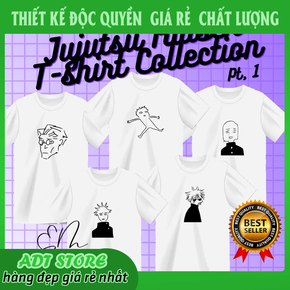Áo thun unisex anime Jujutsu Kaisen Satoru Yuji Itadori Sukuna Art  phong các Nhật Bản cực chất