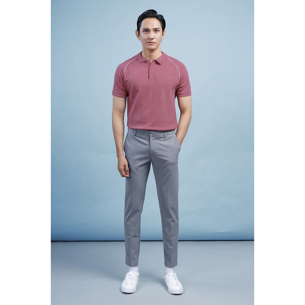 Áo thun polo BEN & TOD cotton cao cấp họa tiết viền vai co giãn thoáng mát 21224 | BigBuy360 - bigbuy360.vn