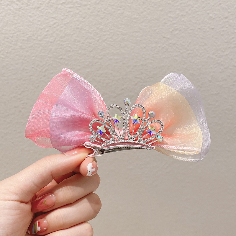 Kẹp Tóc Hình Vương Miện Dễ Thương Cho Bé Gái