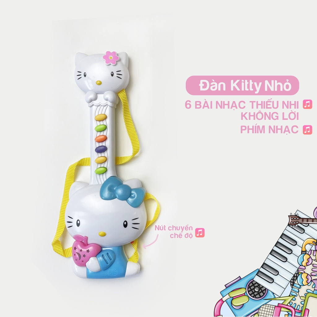 Đồ chơi âm nhạc cho bé đàn guitar cho trẻ nhạc thiếu nhi tiếng việt DCGD08 KIDS GARDEN