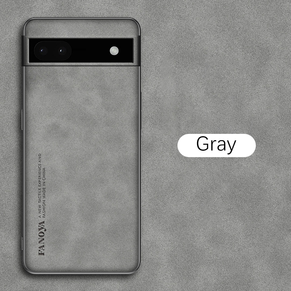 Ốp Điện Thoại Da Cừu Viền Silicon Dẻo Sang Trọng Chống Sốc Cho Google Pixel 6a Pixel6 Pro
