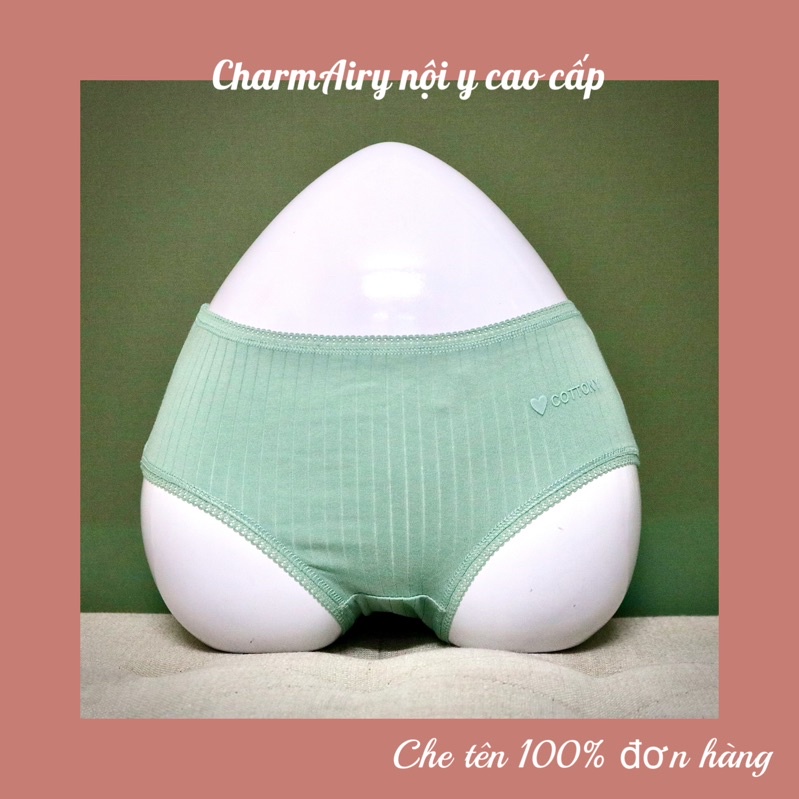 Quần Lót Nữ Cottony charmAiry ôm mông kháng khuẩn Gân Tăm Thái Lan