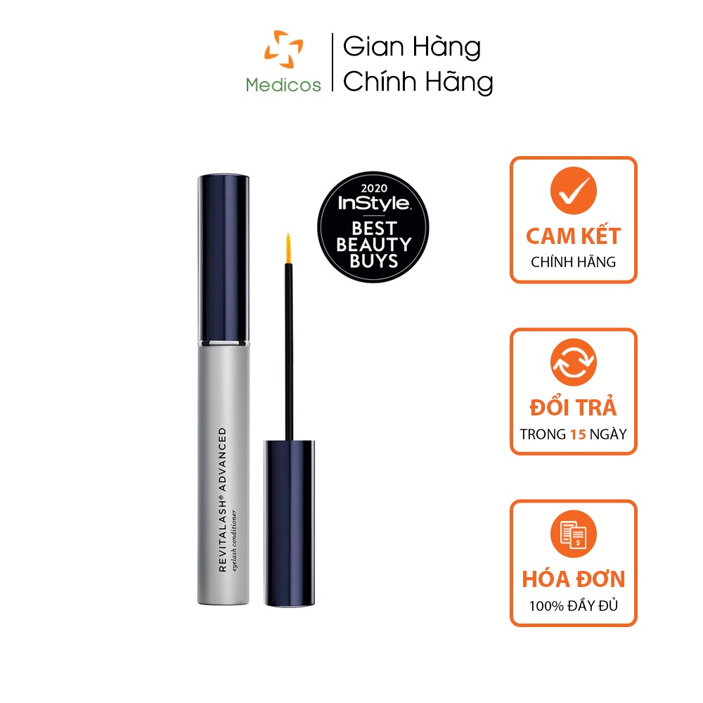 Serum Dưỡng Mi RevitaLash Advanced Eyelash Conditioner - Kích Thích Mọc Mi Dày, Khỏe &amp; Bóng Mượt