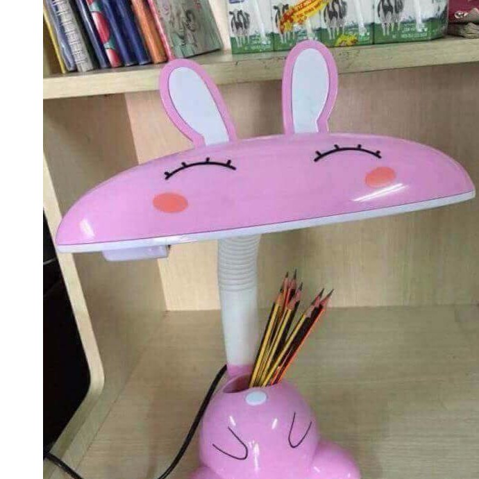 Đèn học cảm ứng, có ống bút hình thỏ