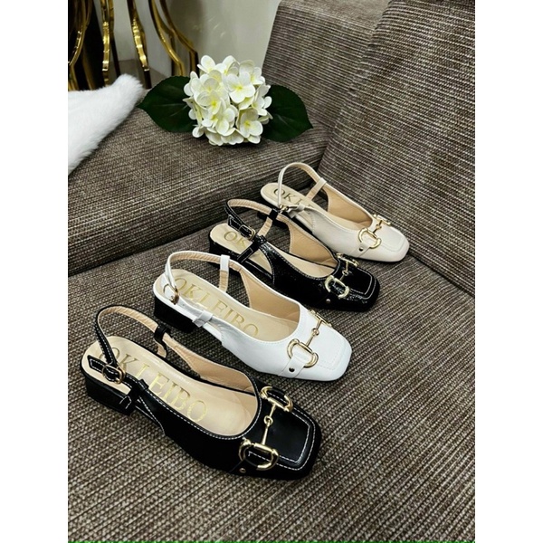 Giày 5 phân hở gót GGDĐ