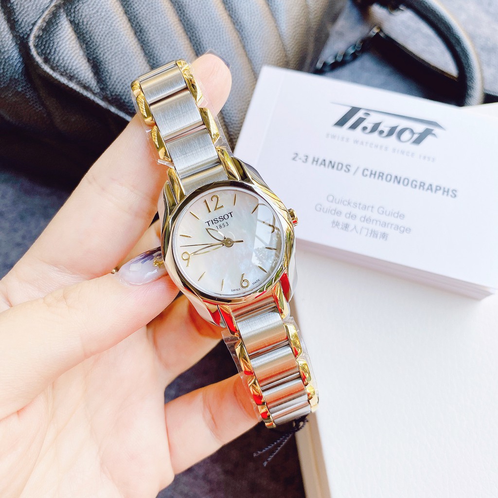 Đồng hồ nữ Tissot  t-wave T023.210.22.117.00 - màu demi sang trọng dành cho nàng tay vừa và nhỏ