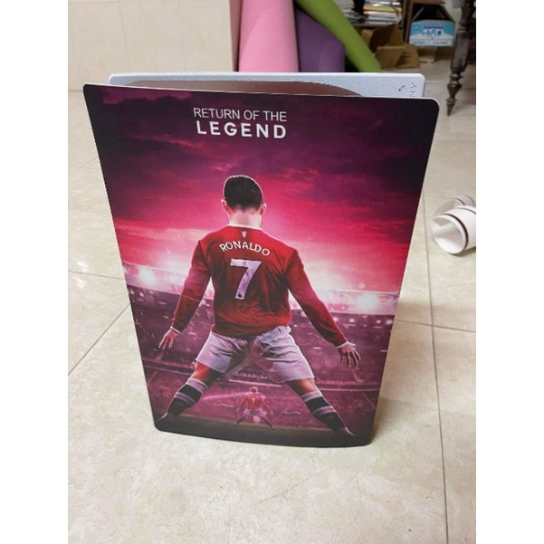 [PS5] Miếng dán bảo vệ và trang trí máy game Ronaldo MU