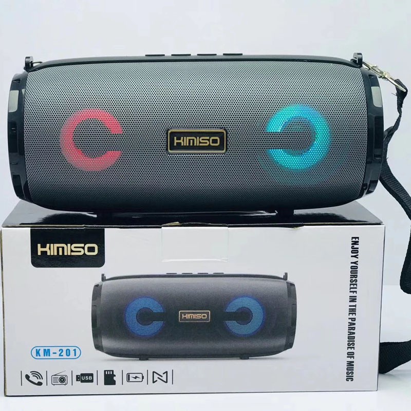 Loa Bluetooth Mini Kimiso KM-201 Âm thanh sống động Không Dây sản phẩm cho laptop pc Bảo hành 12 Tháng
