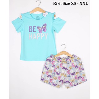 đồ bộ bé gái yo yo (25-45kg)