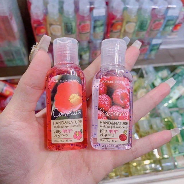 Gel Rửa Tay Khô Diệt Khuẩn Nature Republic Hand & Nature Sanitizer Gel 30ml | BigBuy360 - bigbuy360.vn