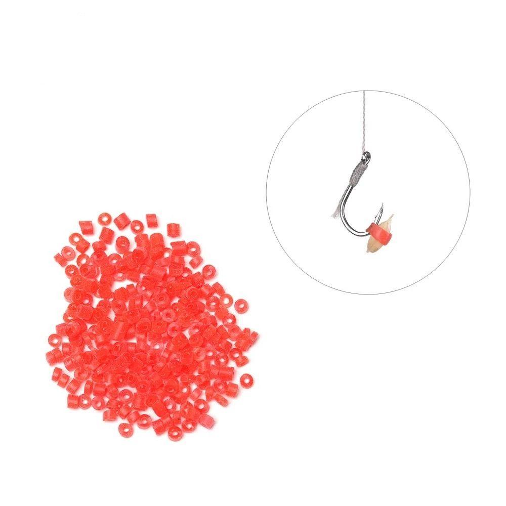 1600 Vòng Cao Su Màu Sắc Đỏ Độ Co Giãn Cao Gắn Mồi Câu Cá