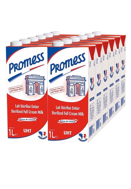 [ DATE MỚI NHẤT ] THÙNG 6 HỘP SỮA NGUYÊN KEM PROMESS PHÁP ( 1 Hộp / 1 L ) | BigBuy360 - bigbuy360.vn