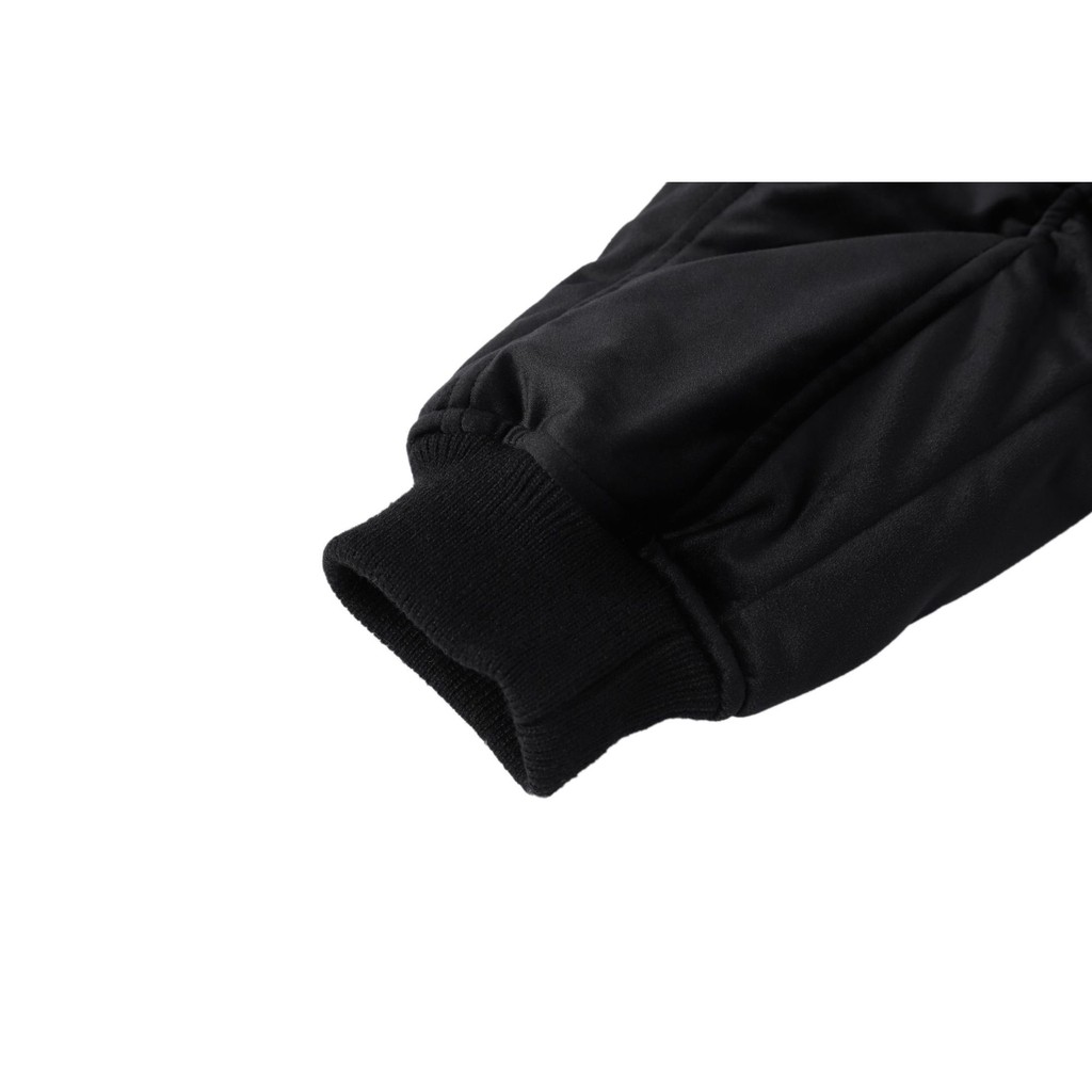 Áo khoác H@ider @ckermann gathered black velvet bomber fw20