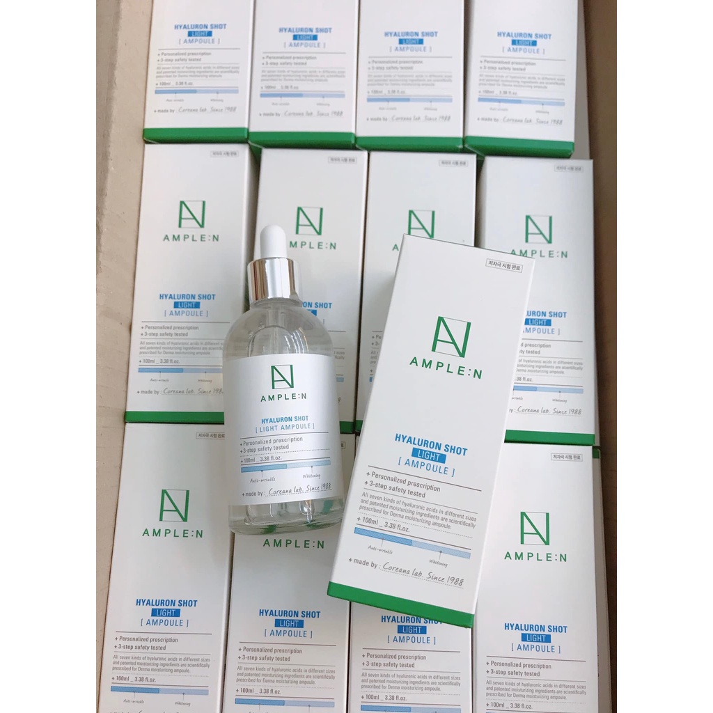 TINH CHẤT CẤP ẨM SÂU DƯỠNG TRẮNG NGĂN NGỪA LÃO HÓA  AMPLE:N HYALURON SHOT AMPOULE