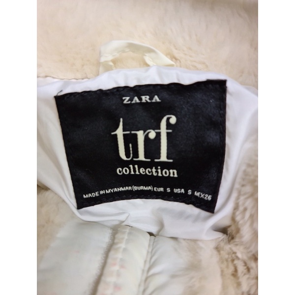 ÁO KHOÁC VIỀN LÔNG MỀM MẠI ZARA SIZE S