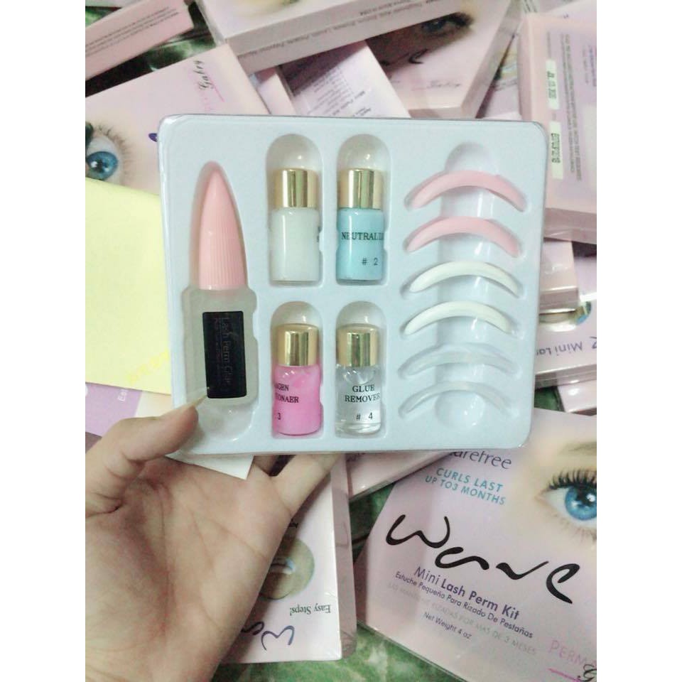 Set Thuốc uốn mi collagen MADE IN USA BIO TOUCH SEXY & CAREFREE GABRY
