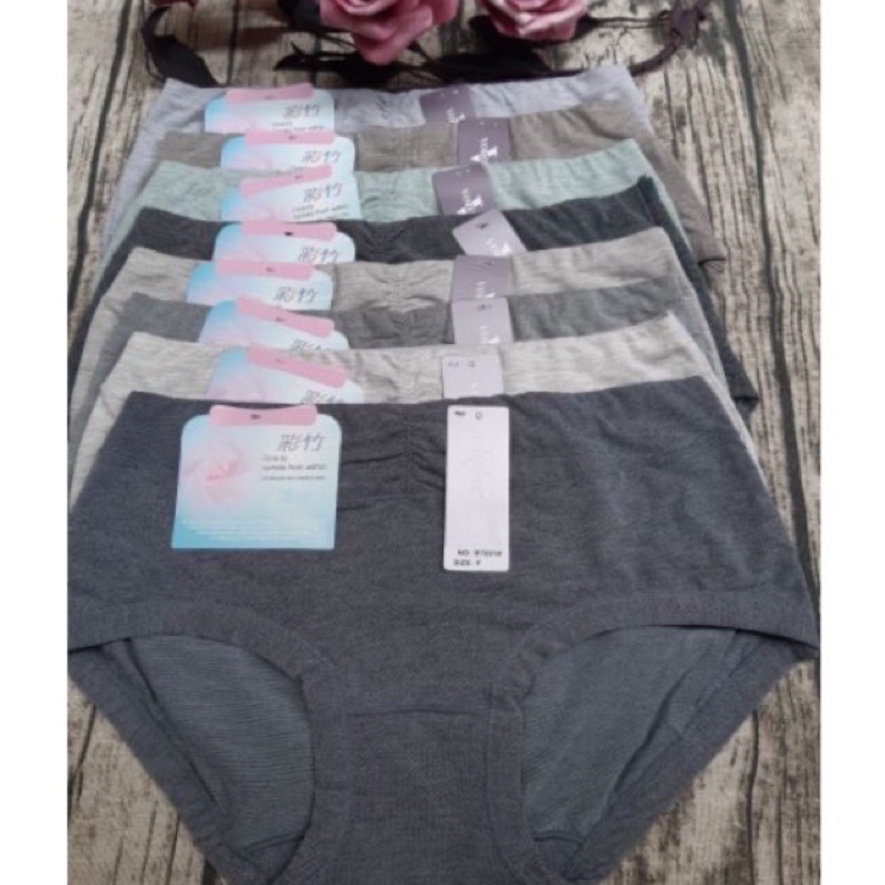 (7001) combo 10 quần lót cotton than tre hoạt tính kháng khuẩn Nhật