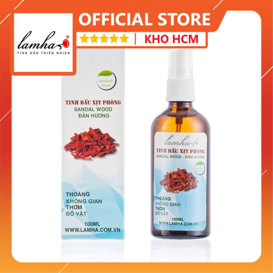 Tinh Dầu Xịt Phòng Đàn Hương Lam Hà 100ml  LAMHA