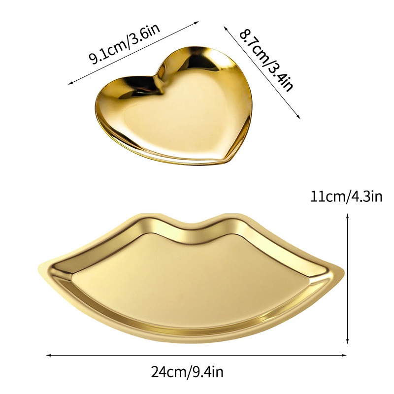 Khay Đựng Trang Sức Hình Trái Tim Sáng Tạo