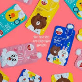 Hộp 10 Mặt nạ mediheal line friend