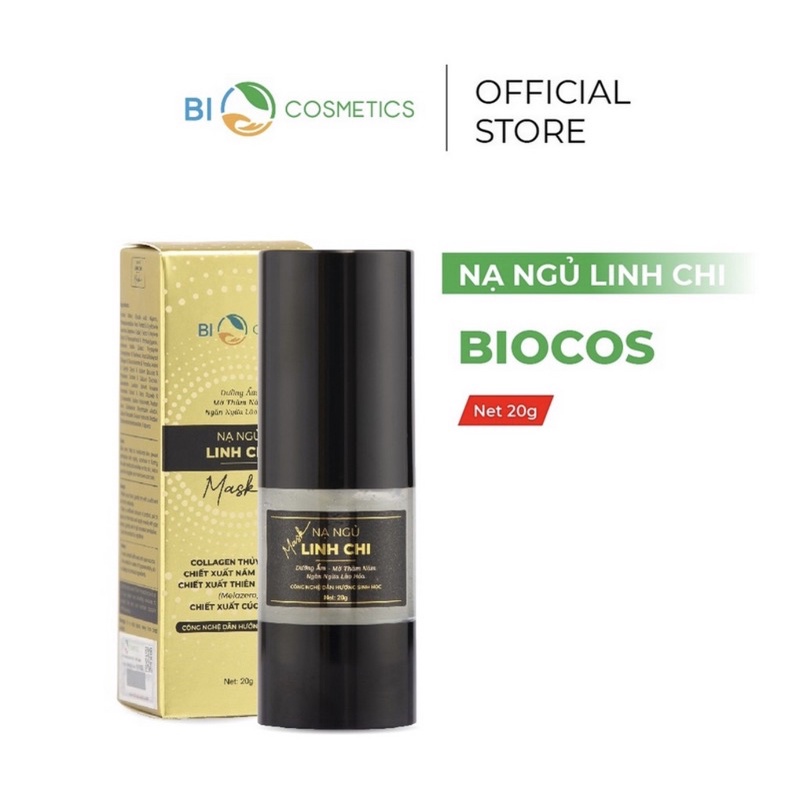 Nạ Ngủ Linh Chi , Dưỡng Ẩm, Mờ Thâm Nám, Ngăn Ngừa Lão Hóa