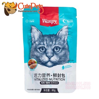 Pate Wanpy 80g dành cho mèo - Cutepets