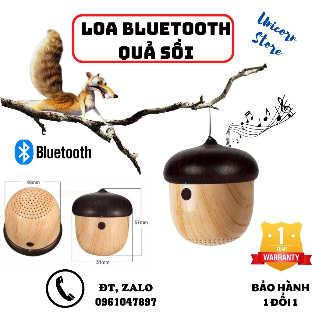 Loa bluetooth điện thoại, Loa Bluetooth quả sồi, Nhỏ gọn, Âm thanh hay, Bass chuẩn, bảo hành 1 đổi 1