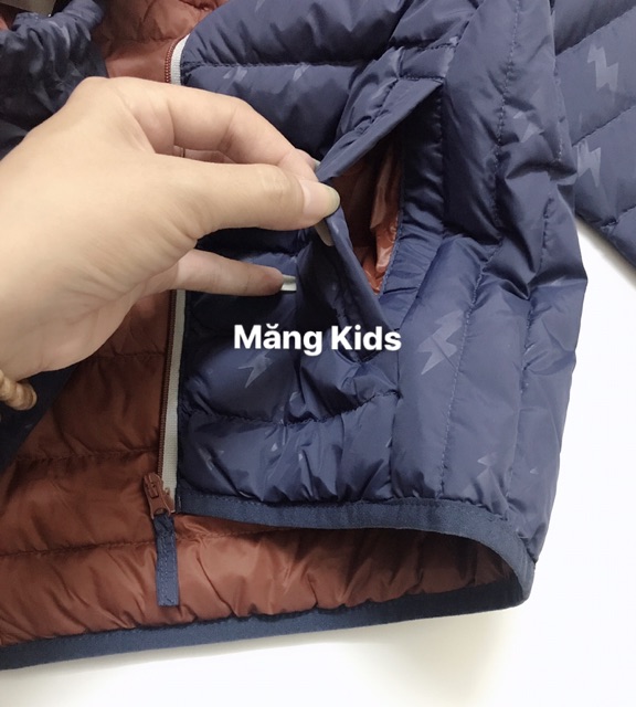 Áo Khoác Lông Vũ Siêu Nhẹ Kèm Túi