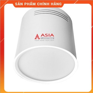 Đèn led ống bơ mặt mờ vỏ trắng, đen 12W - Asia