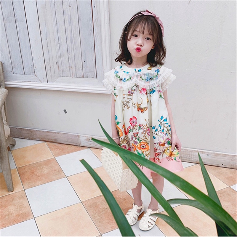 Đầm hoa Hàn Quốc cho bé gái