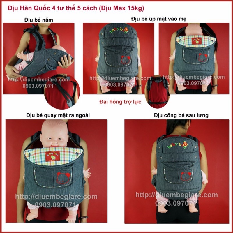 Địu cho bé sơ sinh giá rẻ