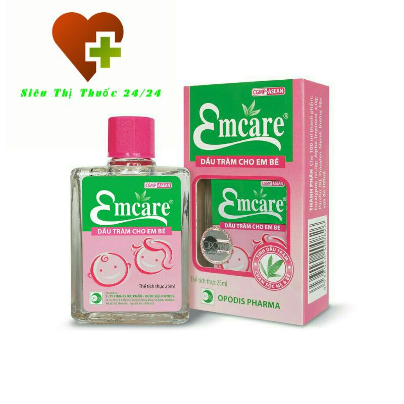 DẦU TRÀM EM BÉ EMCARE Chai 25ml