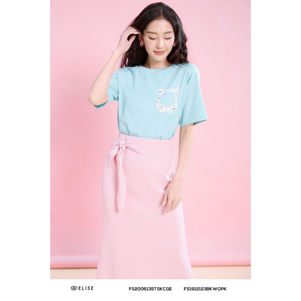 [Mã WABRLOW5 giảm 15% đơn 300K] Chân váy hồng đai cạp thiết kế Elise | BigBuy360 - bigbuy360.vn