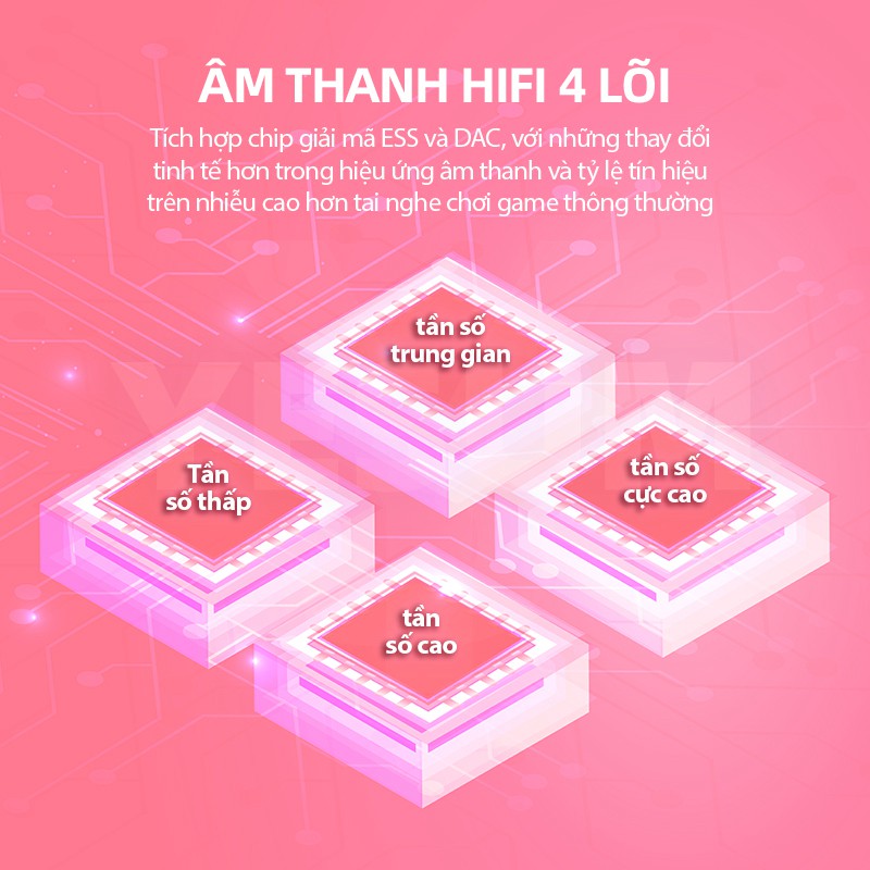 Tai nghe chơi game cổng 3.5mm tích hợp micro thiết kế tông hồng đáng yêu chất lượng cao cho nữ | BigBuy360 - bigbuy360.vn
