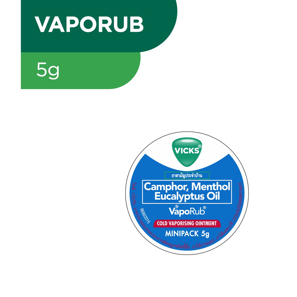 Vaporub Vicks 5 Gr 1 Pcs